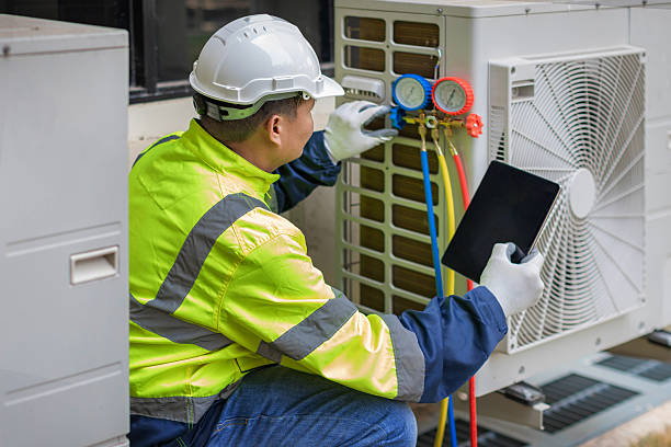 Professional Hvac technician working in East Flat Rock, NC